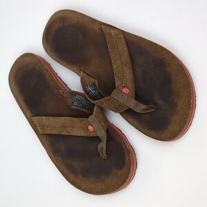 Teva Brown Leather Sandals